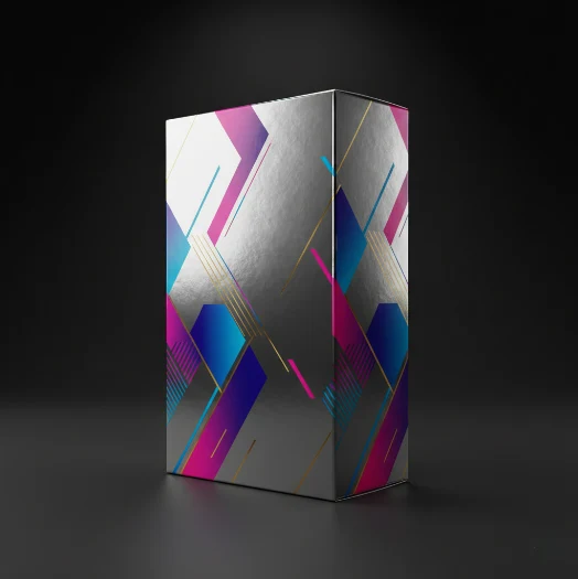 Metallic / Silver Met Pet Cartons